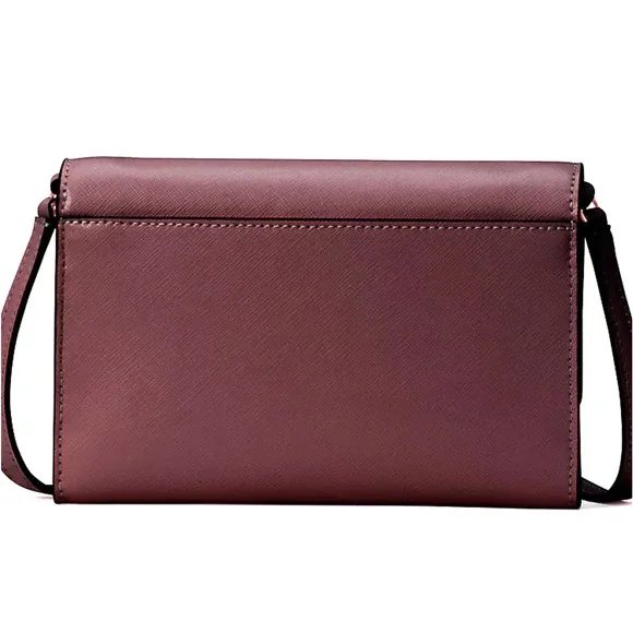 Kate Spade Perry Saffiano Leather Crossbody Bag Wallet Berry NWT K8709 Reg $239 - Picture 2 of 6